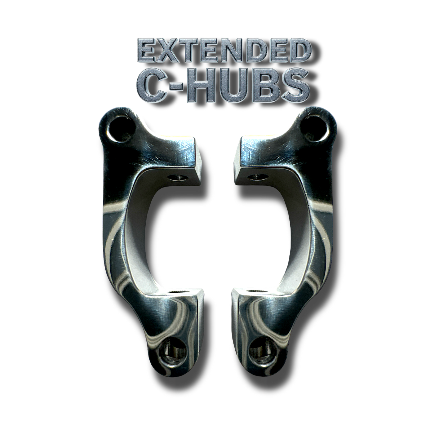 Metal c-hub/steering arm