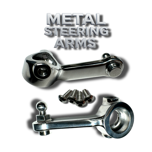Metal c-hub/steering arm