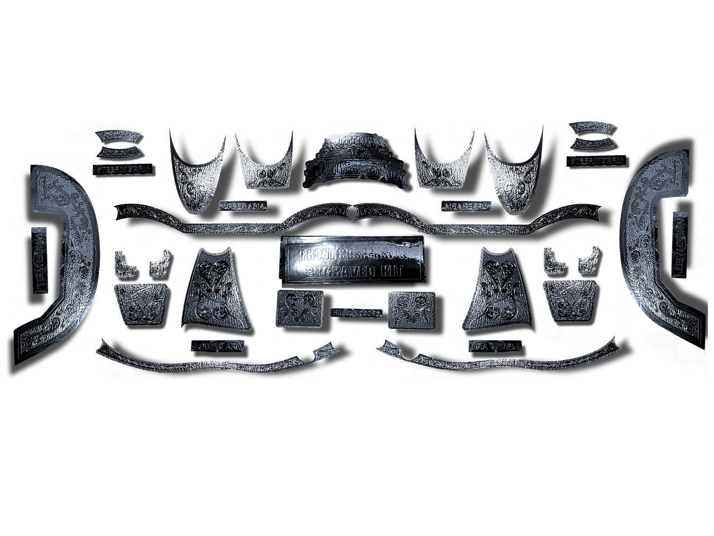 Jeveris Front suspension engraved kit